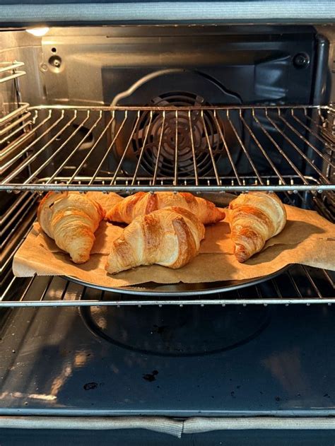 Cuisson des croissants