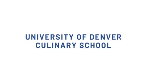 culinary schools denver