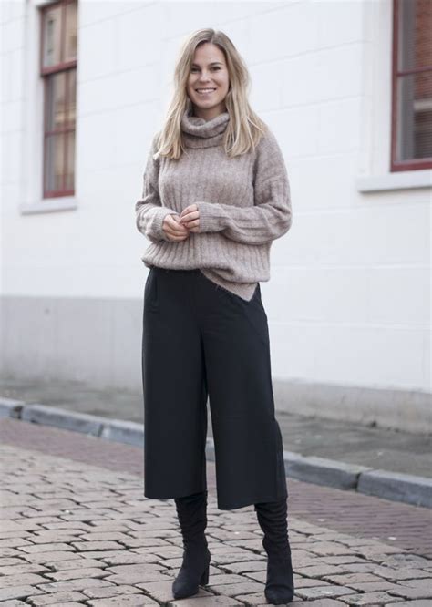 JAKE*S COLLECTION Culotte mit Ajourmuster in Braun online kaufen