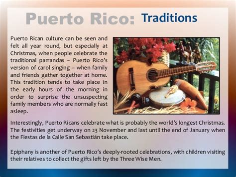 cultural facts about puerto rico
