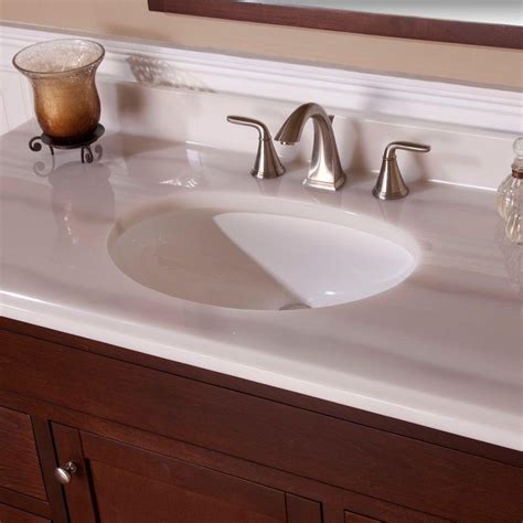 cultured marble vanity top home depot