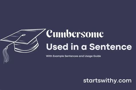 cumbersome example sentence