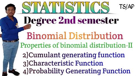 cumulant generating function of binomial distribution