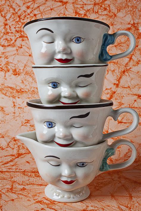 cup face with hands