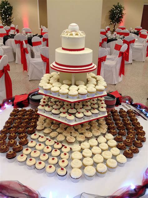 Cupcake display from a wedding Cupcake display, Mini cupcakes, Baking