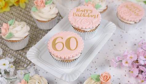 60th birthday cupcakes | 60th birthday cakes, 60th birthday cupcakes