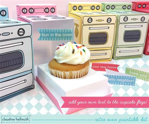 Cupcake Oven Box