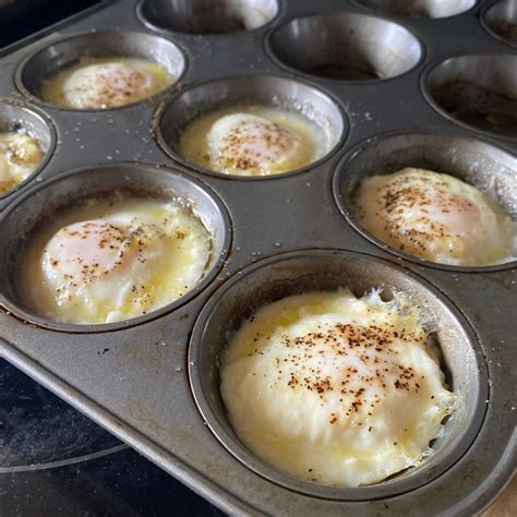 Cupcake Tin Poached Eggs