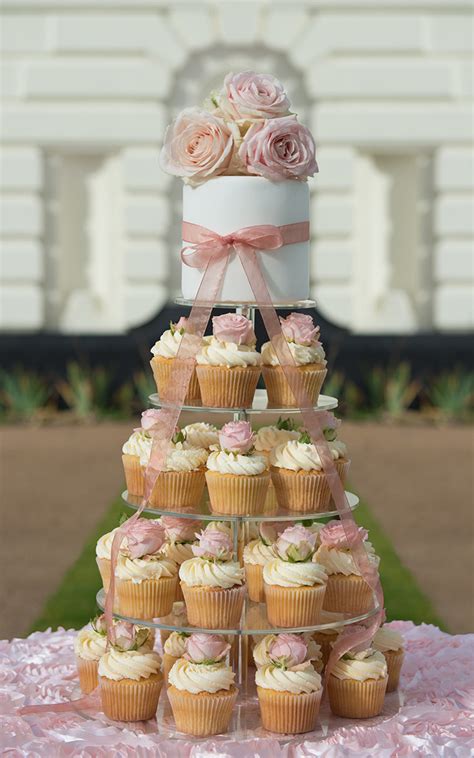 Cupcake Tower Wedding Cake