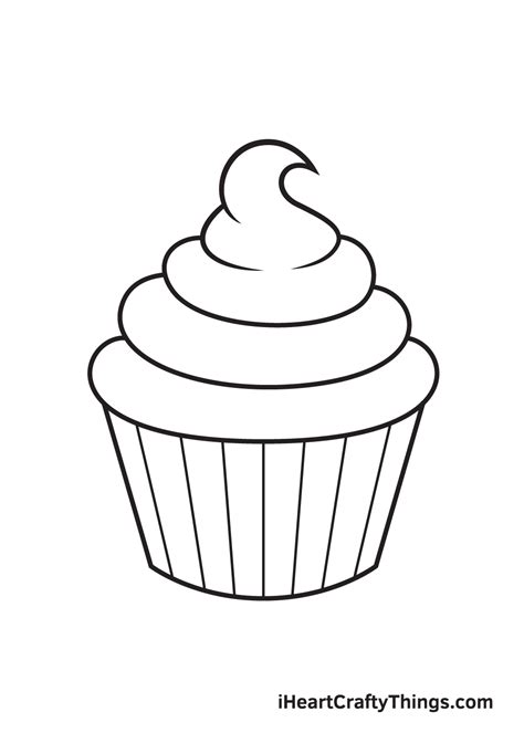 Cupcake Wrapper Drawing