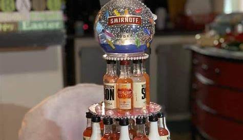 12 Alcohol Bottle Cupcakes Photo - Cupcakes with Mini Liquor Bottles