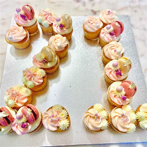 Cupcakes In The Shape Of Numbers