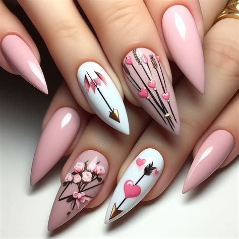 Cupid's Arrow Nails