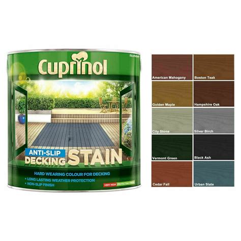 cuprinol stain decking