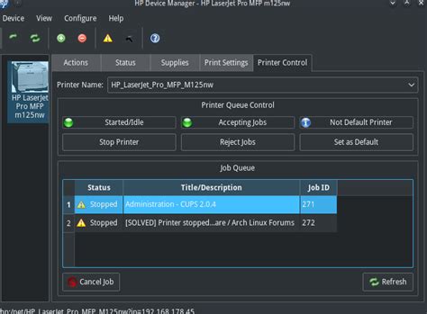 Cups Linux Filter Failed