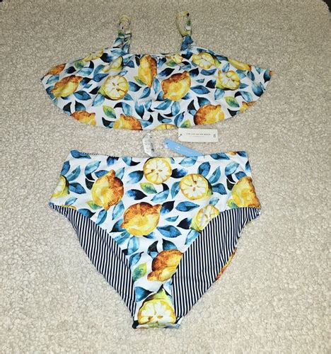 Cupshe Lemon Bathing Suit