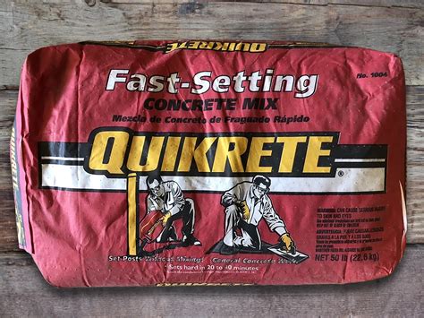 curing time for quikrete