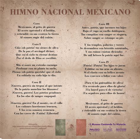 curiosidades del himno nacional mexicano