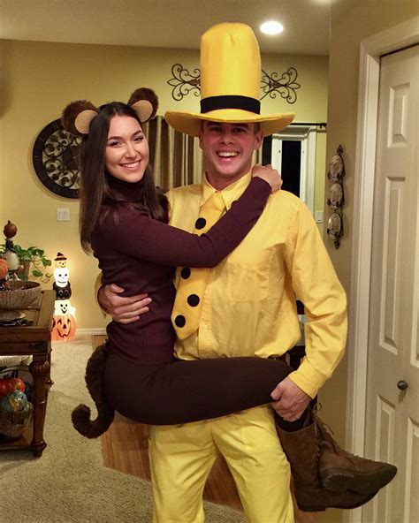 curious george couples costume