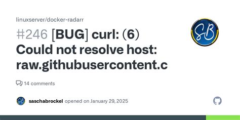 curl 6 could not resolve host raw githubusercontent com