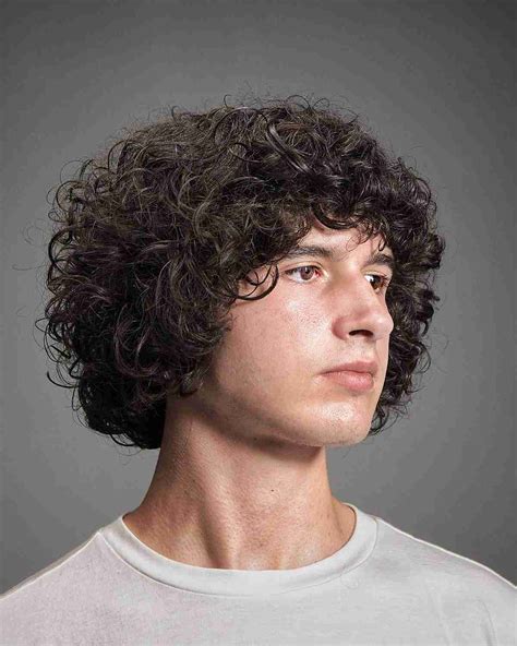 Curly Bangs Men