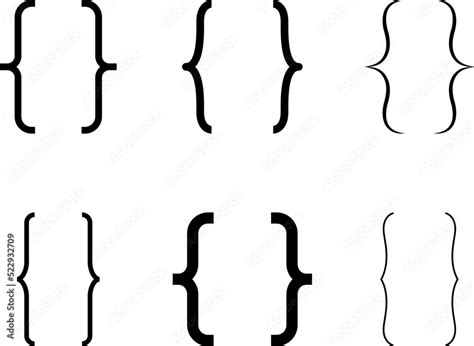 Curly Brackets In Math Examples
