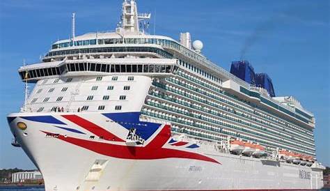 Britannia cruise ship makes maiden voyage around the British Isles