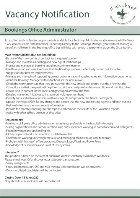 Jobs in Namibia Vacancies Personal Assistant Bank Windhoek, Namibia