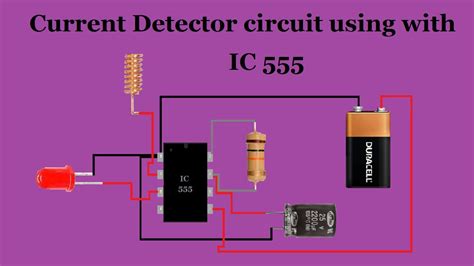 Current Detector Circuit Using Ic 555