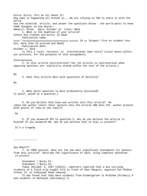 current events of october