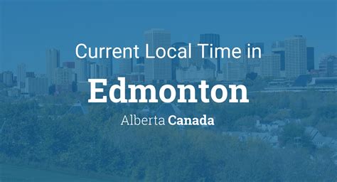 current mst time in edmonton