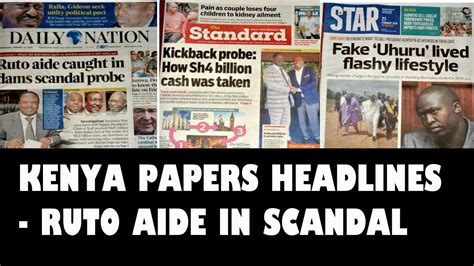 current news headlines for today in kenya