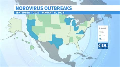 current norovirus outbreak map