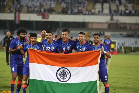 current rank of indian football team