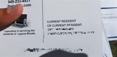 current resident letter