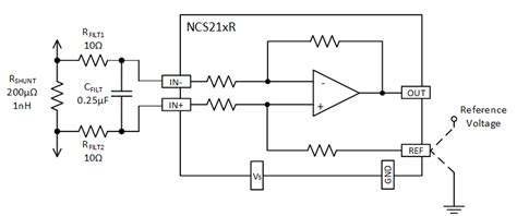 Current Sense Amplifier Input Filter