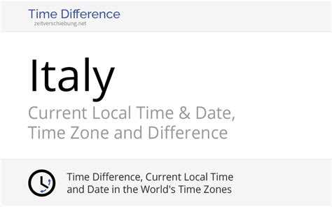 current time at italy