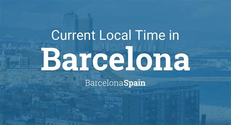 current time barcelona spain