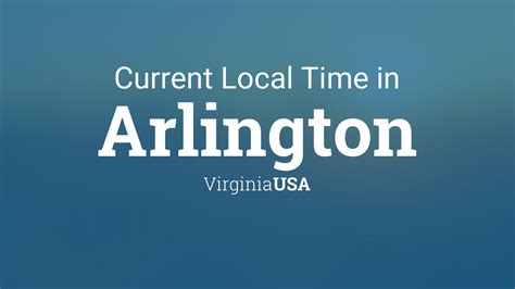 current time in arlington virginia