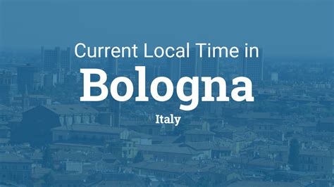 current time in bologna italy
