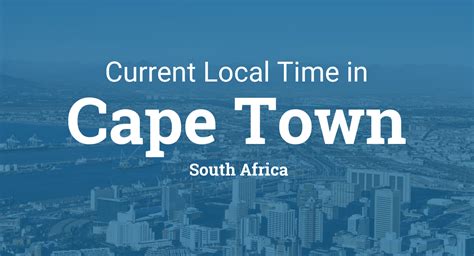 current time in cape town south africa