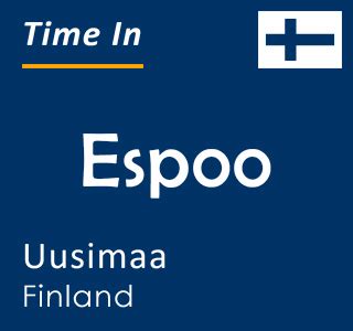current time in espoo