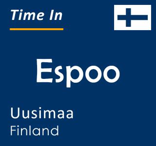 current time in espoo finland