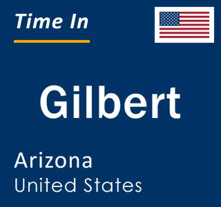 current time in gilbert az