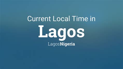 current time in lagos nigeria right now