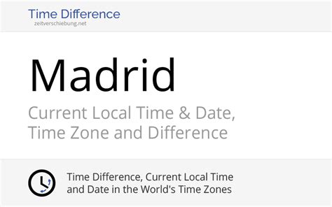 current time in madrid and london