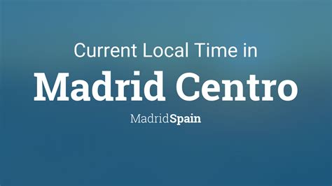current time in madrid cet