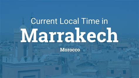 current time in morocco