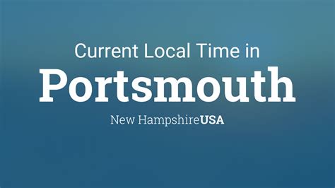 current time in portsmouth nh
