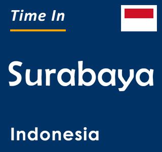 current time in surabaya indonesia